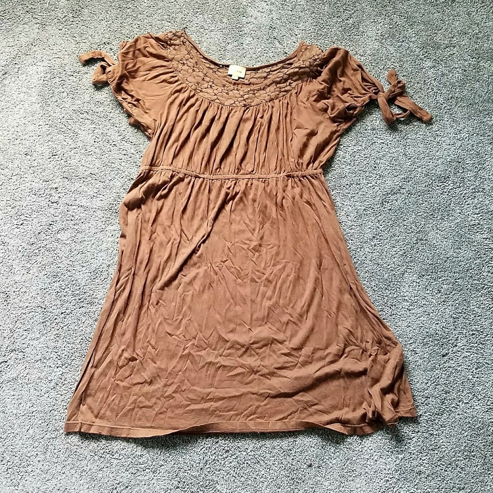 Anthropologie Tunic with Lace Detail
